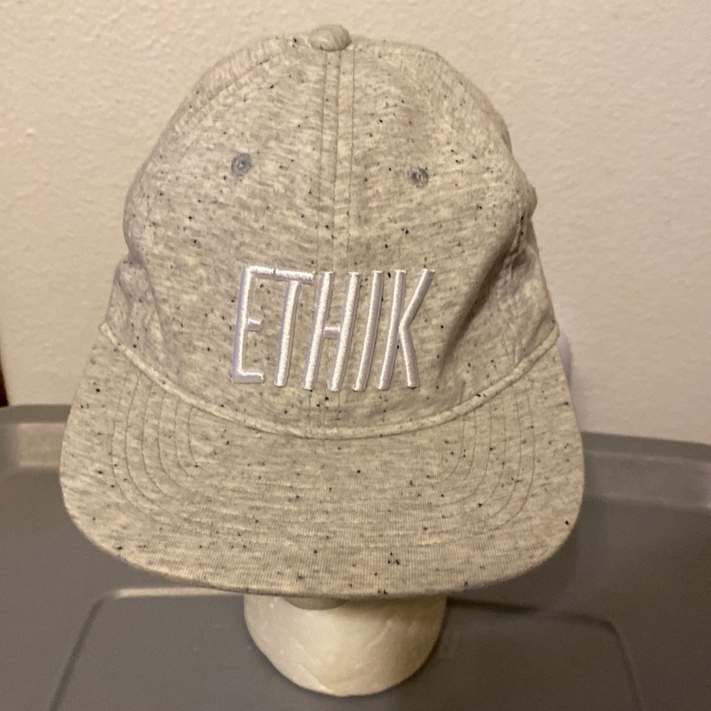 EThik Clothing Co Grey Twill Hat OS
